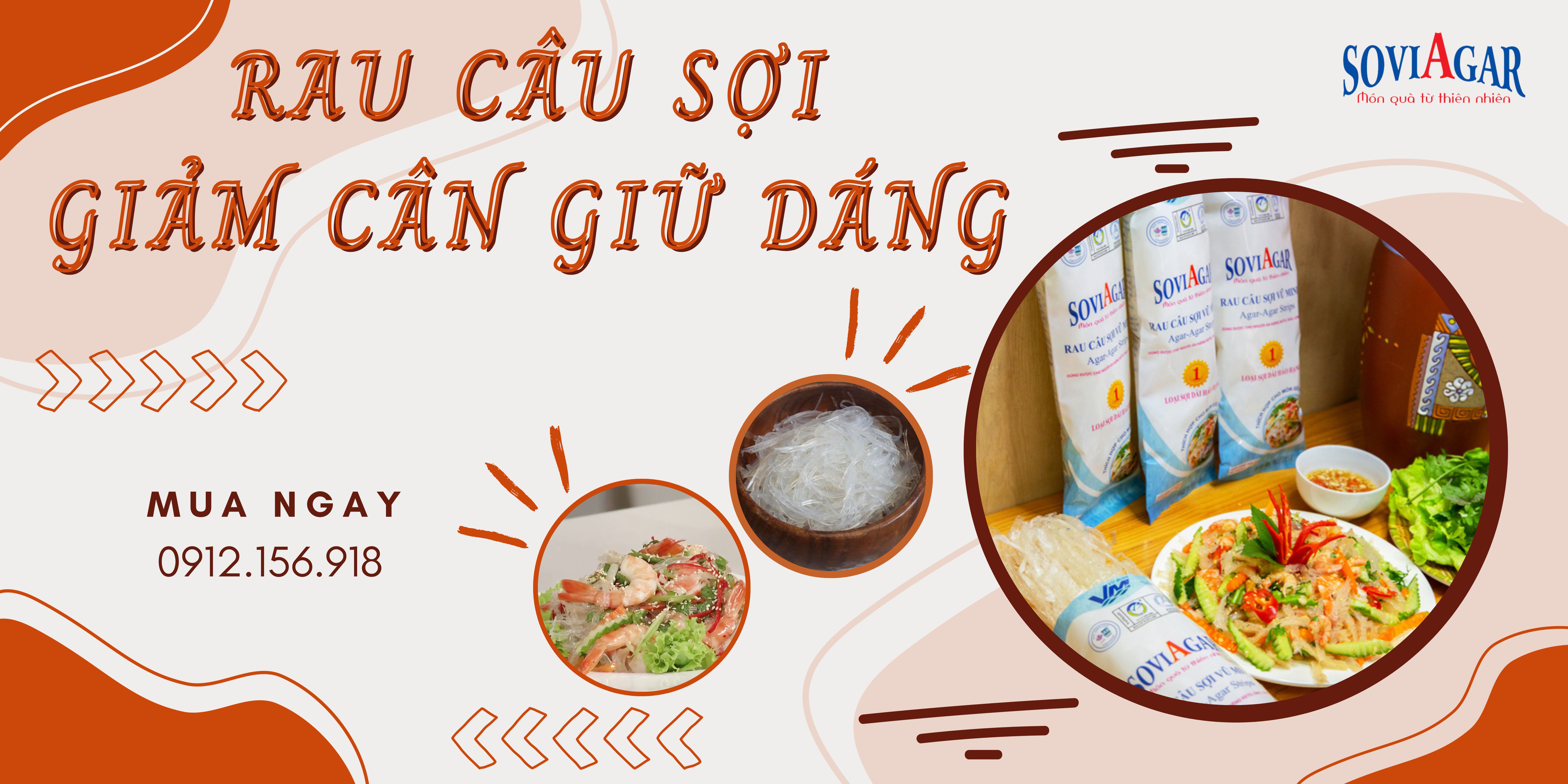 Tại sao các chị em lựa chọn rau câu sợi vào thực đơn của mình?